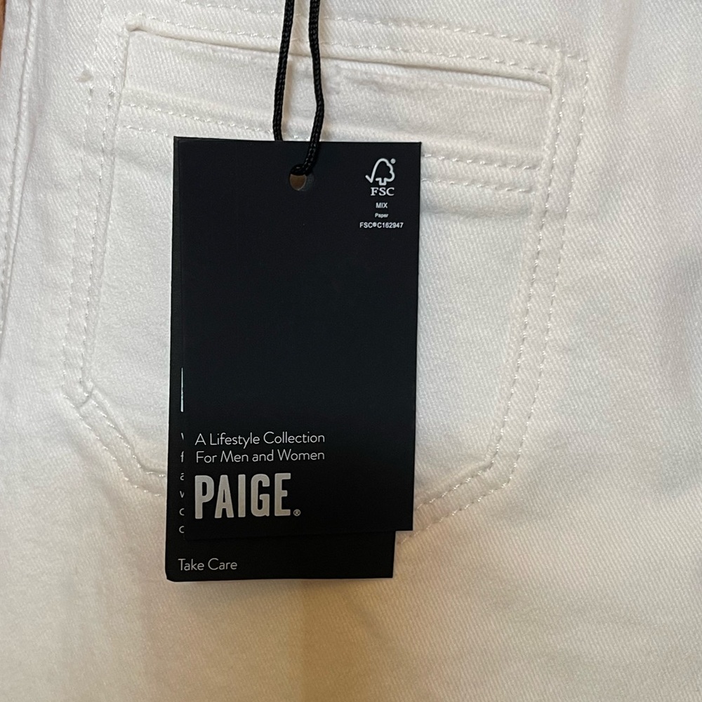 NWT Women’s Harper Ankle Vintage Jeans in Tonal Ecru Distressed - Picture 6 of 9